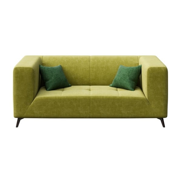 Olīvzaļš dīvāns MESONICA Toro, 187 cm