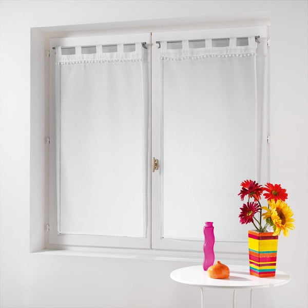 Balti dienas aizkari (2 gab.) 60x90 cm Poupette – douceur d'intérieur-image-2