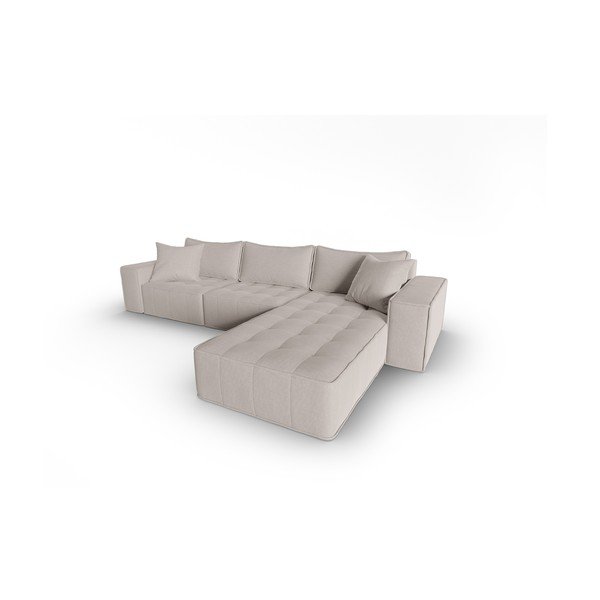 Gaiši pelēks stūra dīvāns (ar labo stūri) Mike – Micadoni Home-image-3