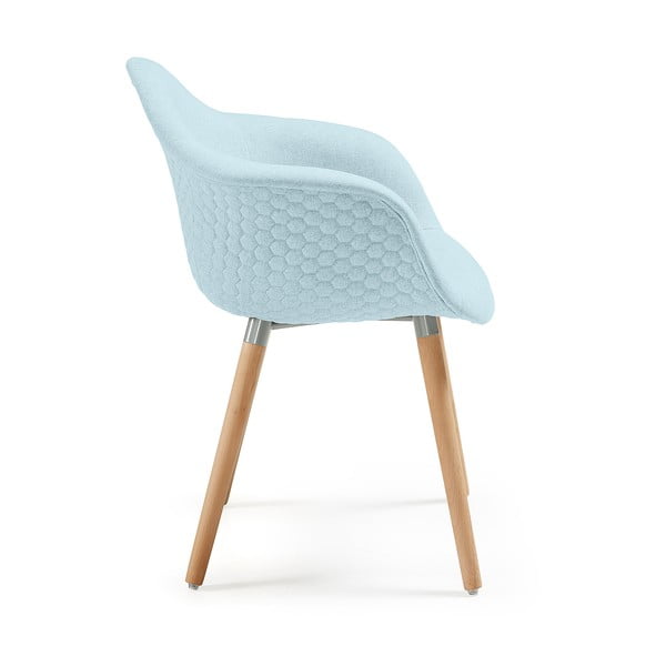 Gaiši zils krēsls La Forma Kenna-image-1