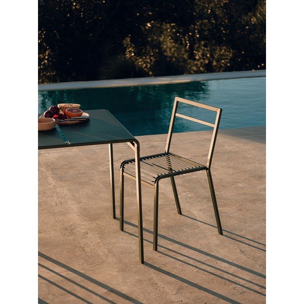 Zaļš metāla dārza krēsls Oto – noo.ma-image-1