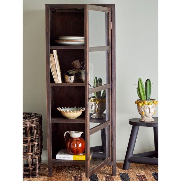 Dabīga toņa egles masīvkoka vitrīna 45x125 cm Marl – Bloomingville-image-1