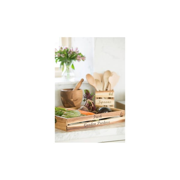 Akācijas koka griešanas dēlītis T&G Woodware Baroque, 35 x 20 cm-image-2