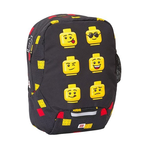 LEGO® Faces Black Bērnudārza mugursoma