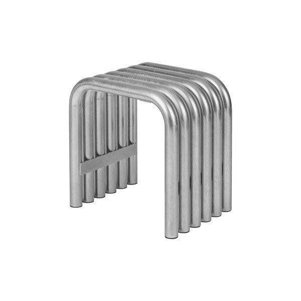 Sudraba krāsas metāla dārza krēsls Nokk – noo.ma