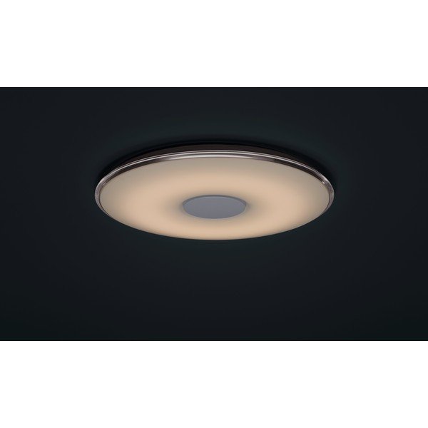Balts apaļš LED griestu gaismeklis ar tālvadības pulti Trio Tokyo, diametrs 60 cm-image-4