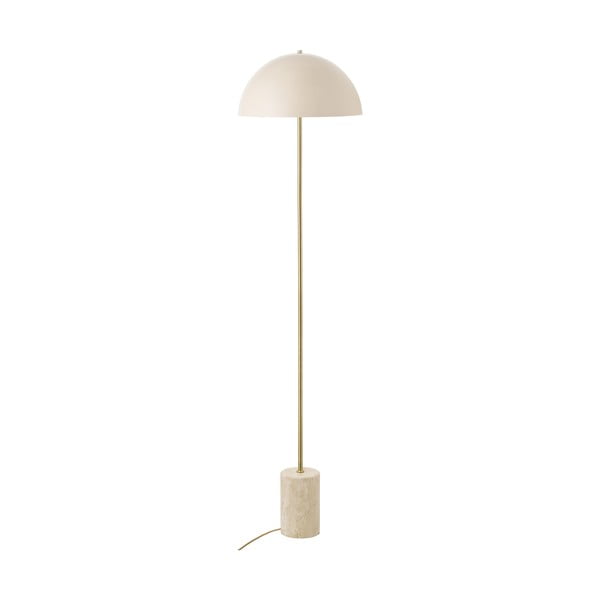 Bēša stāvlampa ar metāla abažūru (augstums 155 cm) Sheffield – House Nordic