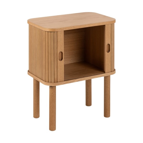 Dabīga toņa naktsskapītis ar ozolkoka imitāciju Langley – Actona-image-3