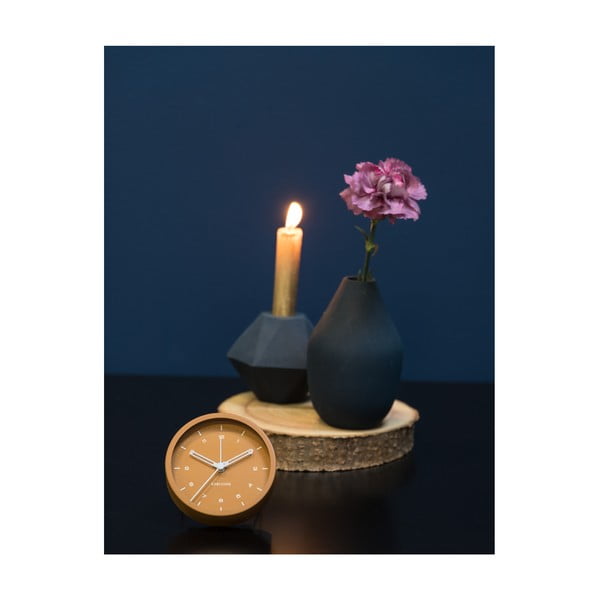 Karameļu brūns modinātājs Karlsson Tinge, ø 9 cm-image-1