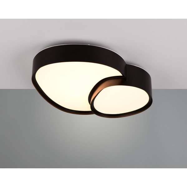 Melna LED griestu lampa 36x43.5 cm Rise – Trio-image-1