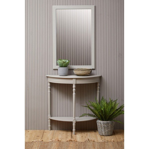 Bēšs priedes masīvkoka konsoles galds 30x80 cm Heritage – Premier Housewares-image-1