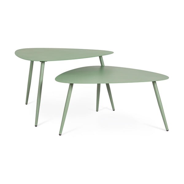 Tērauda dārza kafijas galdiņi (2 gab.) 73,5x77,5 cm Yvonne – Bizzotto