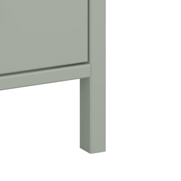 Zaļa augsta kumode 53x106 cm Tromsö – Tvilum-image-1