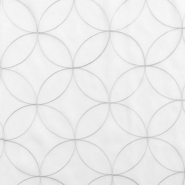 Balti/pelēki dienas aizkari (2 gab.) 60x90 cm Olympia – douceur d'intérieur-image-3