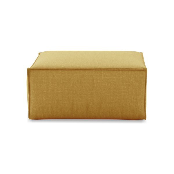 Dzeltens pufs Cosmopolitan Design Miami, 65 x 65 cm-image-2