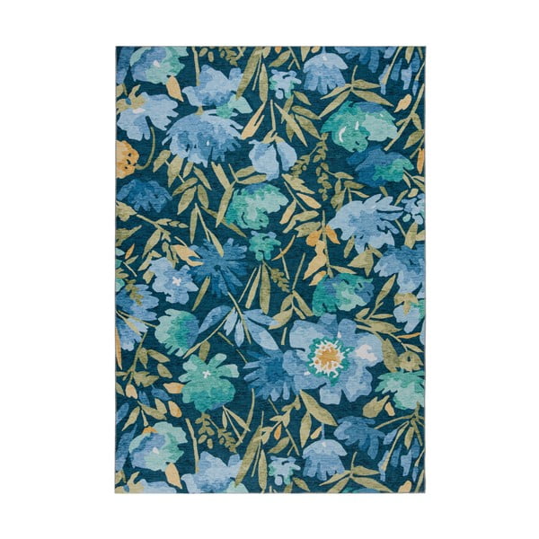 Zils mazgājams paklājs 230x160 cm Alyssa – Flair Rugs