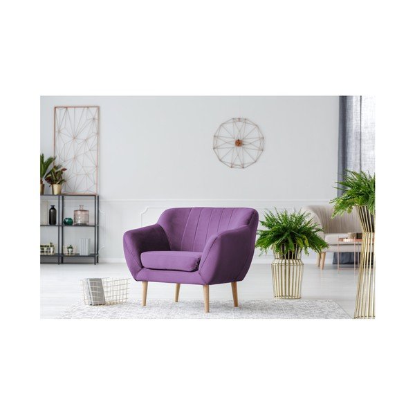 Violets atpūtas krēsls Mazzini Sofas Benito-image-2