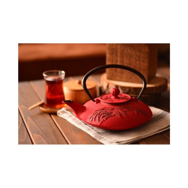 Sarkana dzelzs tējkanna Bambum Mate, 720 ml-image-2