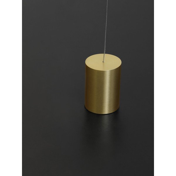 Misiņa krāsas alumīnija LED stāvlampa (augstums 300 cm) Elettra – Nova Luce-image-3