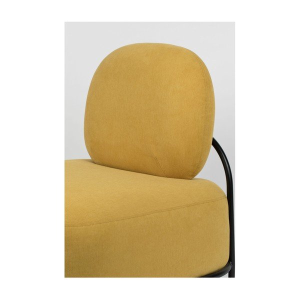 Dzeltens krēsls White Label Polly-image-1