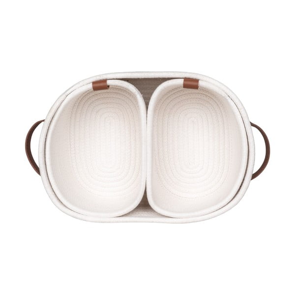 Vannas istabas tekstila uzglabāšanas grozi (3 gab.) 35x25x13 cm Jarana – House Nordic-image-4