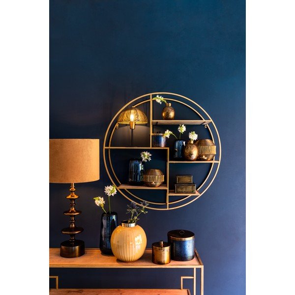 Galda lampa bronzas krāsā (augstums 33 cm) Klobu – Light & Living-image-1