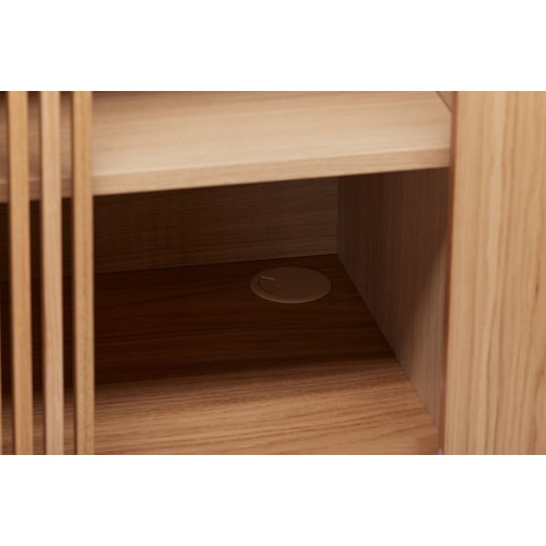 Zema kumode dabīgā tonī ar ozolkoka imitāciju 188x75 cm Ende – Woodman-image-1