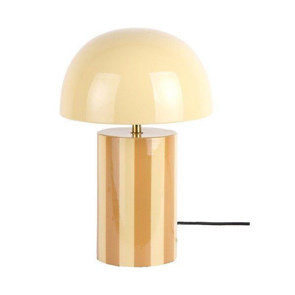 Dzeltena metāla galda lampa (augstums 34 cm) Rayado – Leitmotiv