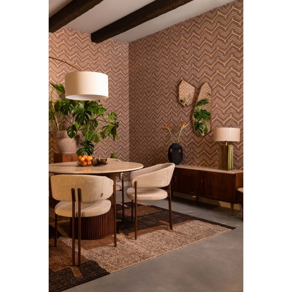 Brūns vilnas paklājs 160x230 cm Briton – Dutchbone-image-1