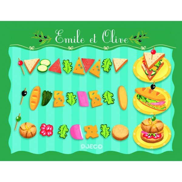 Bērnu ēdienu gatavošanas komplekts Djeco Sandwiches-image-1