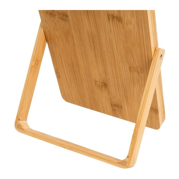 Kosmētikas spogulis ar bambusa rāmi 20x27 cm – Casa Selección-image-3