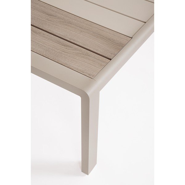 Bēšs alumīnija dārza atpūtas komplekts 5 personām Elna – Bizzotto-image-4