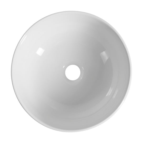 Balta keramikas apaļa izlietne ø 33 cm Emmi – Sapho-image-2