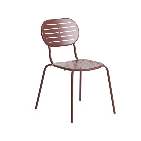 Bordo metāla dārza krēsls Brai – Kave Home