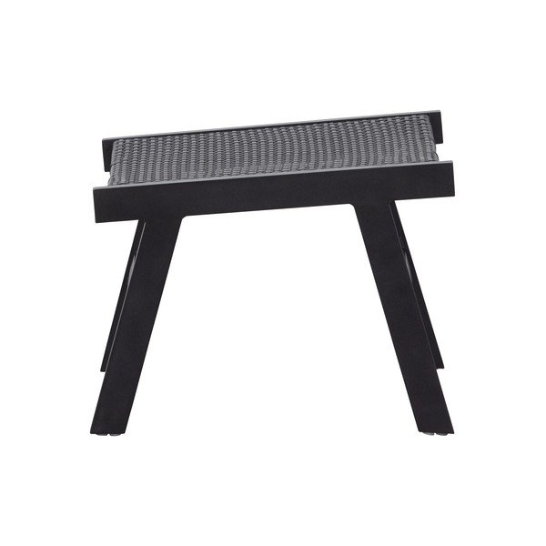 Melns kāju soliņš dārza krēslam WOOOD Puk-image-2