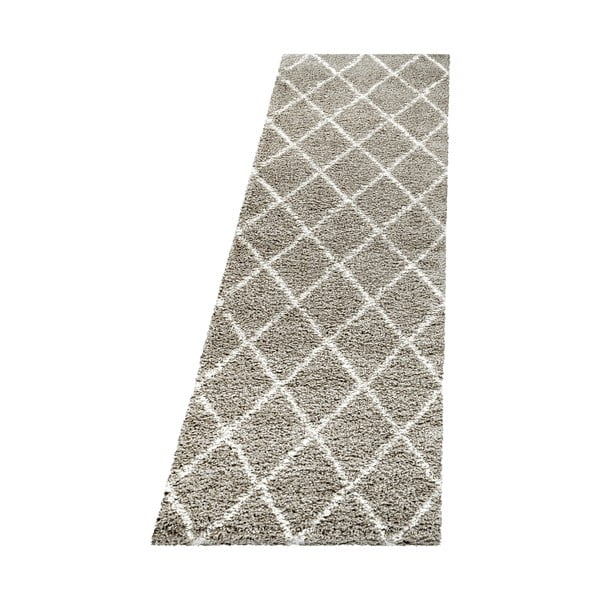 Gaiši brūns celiņa paklājs 80x250 cm Alvor – Ayyildiz Carpets