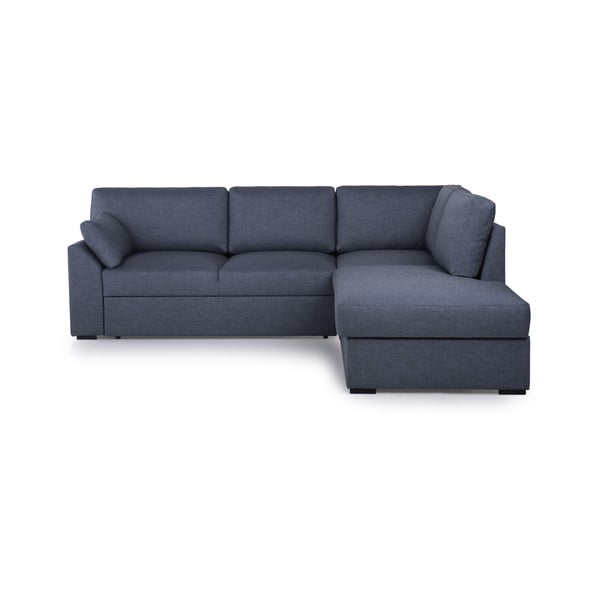 Zils salokāms stūra dīvāns (ar labo stūri) Janson – Scandic