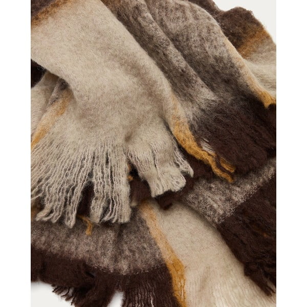 Vilnas/jauktas šķiedras pleds 130x170 cm Maro – Kave Home-image-1