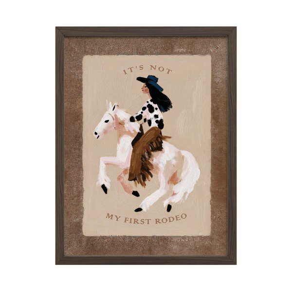 Drukāta glezna ar rāmi 30x40 cm Rodeo – Styler