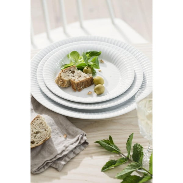 Balts porcelāna šķīvis Kähler Design Hammershoi, ⌀ 27 cm-image-3