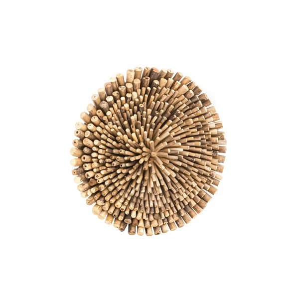 Sienas rotājums no tīkkoka WOOX LIVING Bee, ⌀ 70 cm-image-2