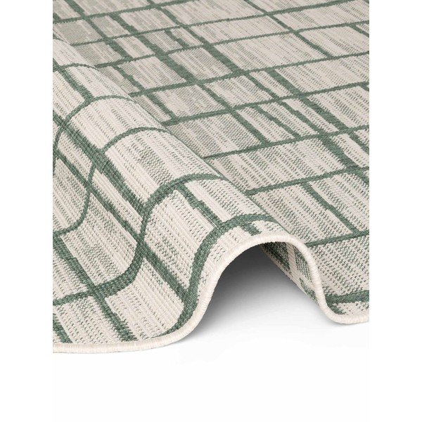 Zaļš/krēmkrāsas apaļš iekštelpu un āra paklājs ø 160 cm Haringey Crouch – Ted Baker-image-3