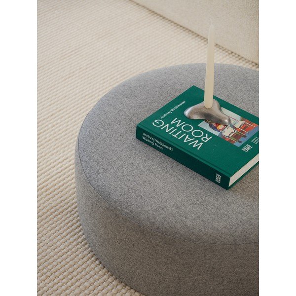 Pelēks vilnas pufs Folk – noo.ma-image-2