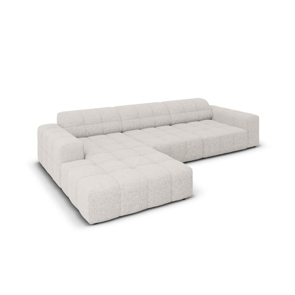 Gaiši pelēks stūra dīvāns (ar kreiso stūri) Chicago – Cosmopolitan Design-image-4