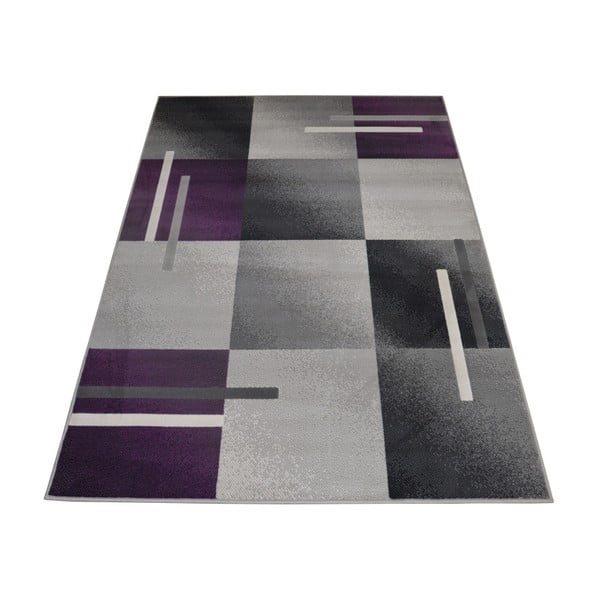 Violeti pelēks paklājs Webtappeti Modern, 200 x 300 cm