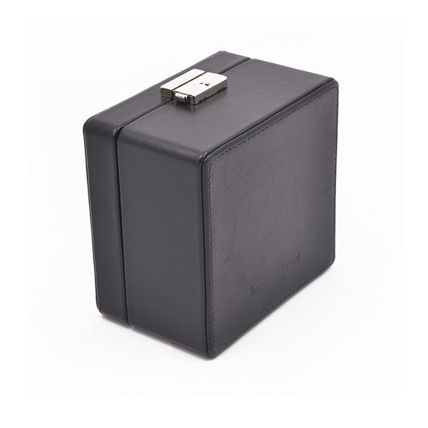 Ādas pulksteņu kastīte Ferruccio Laconi Black-image-2