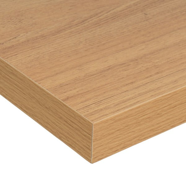 Dabīga toņa sienas plaukts ar ozolkoka imitāciju 60 cm Estantes – Casa Selección-image-2