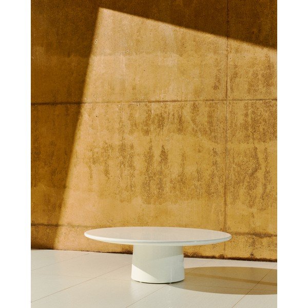 Betona apaļš dārza kafijas galdiņš ø 110 cm Albanella – Kave Home-image-1