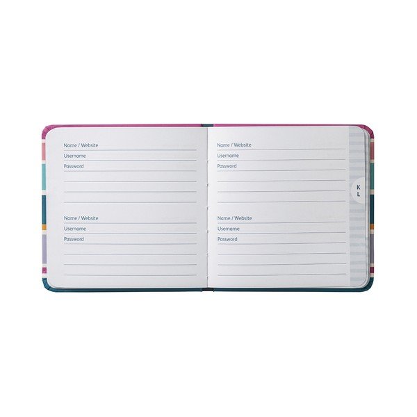 Paroļu piezīmju grāmatiņa Busy B Rainbow-image-3