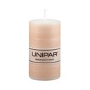 Gaiši oranža svece Unipar Finelines, degšanas laiks 40 stundas